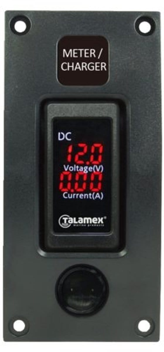 add-on paneel Volt-/amperemeter