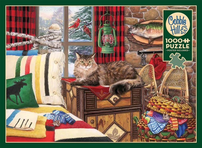 Merkloos Puzzel 1000 Stukjes - Katten Thema, 49x68cm