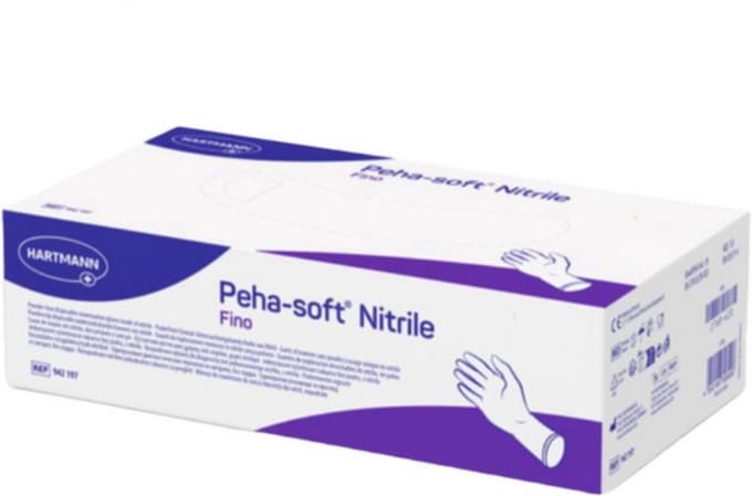 Hartmann medische nitrile handschoenen - Poedervrij - Blauw - Maat L -150 stuks!