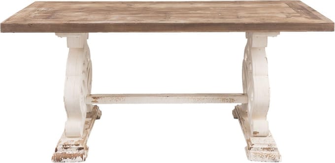 Clayre & Eef Eettafel 180x90x82 cm Bruin Hout