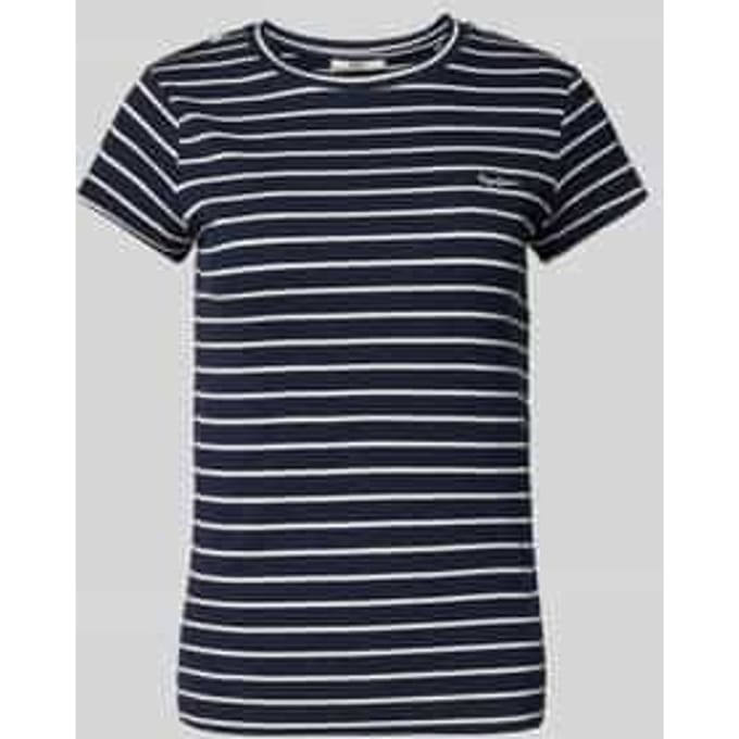 T-shirt met ronde hals, model 'MERIBEL'