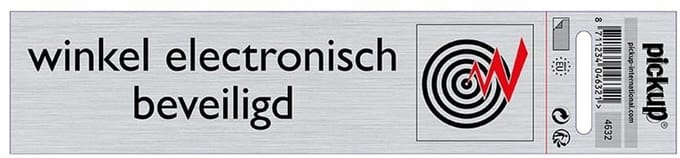 Pickup Route Alulook 165x44 mm - Winkel electronisch beveiligd