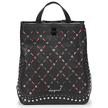 Desigual vrijetijdsrugzak rugzak Yankee Metal Patch Sumy Mini Backpack Black zwart