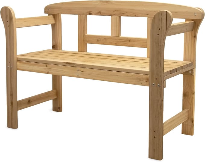 Houten tuinbank voor binnen en buiten