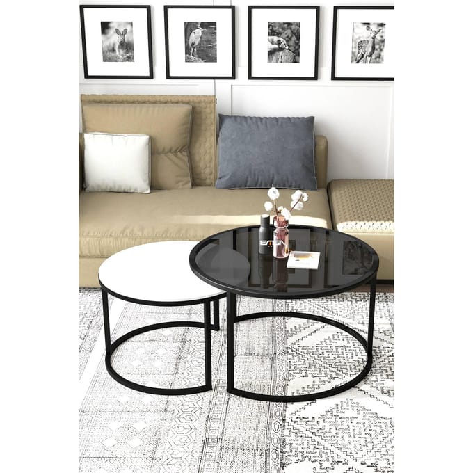 Set van 2 salontafels Bora | Hannah Home