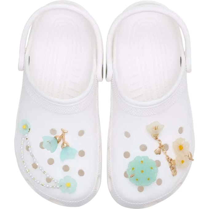 Jibbitz Crocs Blue Dainty Floral (x5)