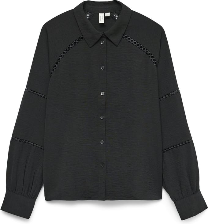 VERO MODA - VMGUSLA L/S SHIRT WVN BTQ GA - Dames - Blouses