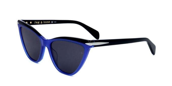 Rag & Bone RNB1021/S Blue 55/17/145 WOMAN Zonnebrillen