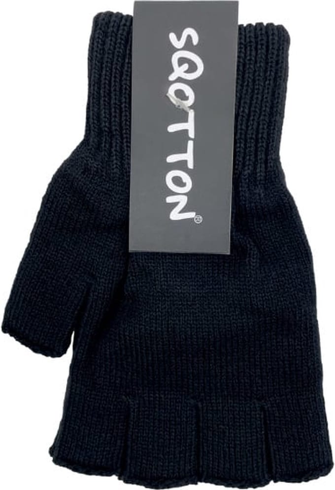 Handschoen zonder vingers - SQOTTON - Zwart