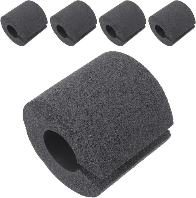 Schuimdeurstop Set - Deur Dempers - Huis Beveiligen - Anti-botsing Bescherming - 5 Stuks - Grijs