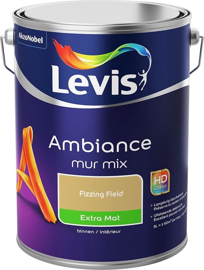 Levis - Ambiance Mur Extra Mat Mix - Fizzing Field - Mengverf - 5 L