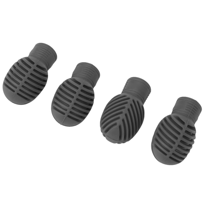 4 STUKS Drumstok Stille Oefentip Silicone Rekbaar Drum Oefen Percussie Tip Grijs