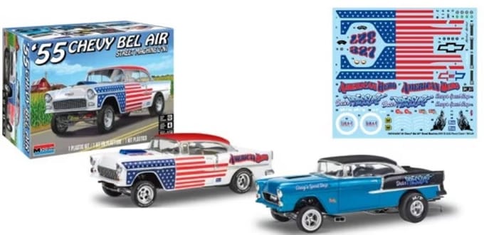 Revell Modelbouwpakket Auto - 14519 1955 Chevy Bel Air - Street Machine Plastic - 1:24 - Modelbouw