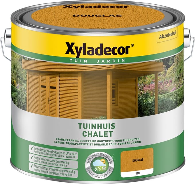 Xyladecor - Tuinhuis Wb - Douglas - 2,5 L