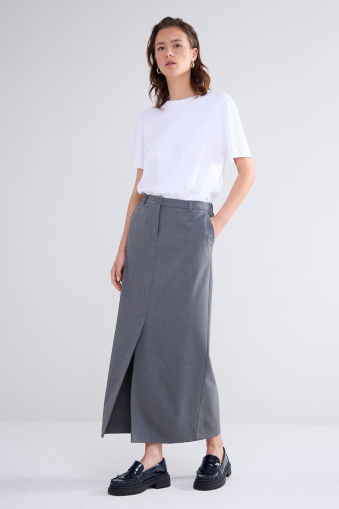 Summum Woman Skirt Viscose Blend Stretch Cloud Größe: 36 | Midiröcke Outlet | Damen