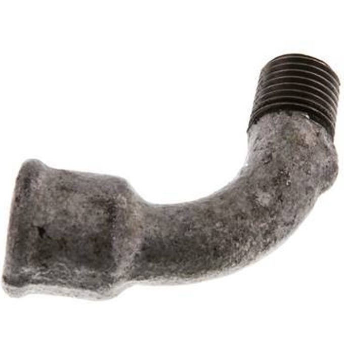 90° L-Koppeling 1/4'' Buitendraad R X Binnendraad Rp Lang Gietijzer 25bar [2 Stuks]