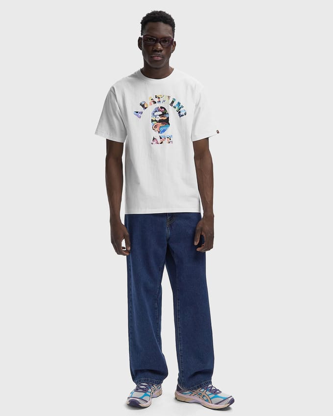 ART CAMO COLLEGE TEE