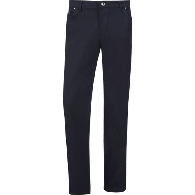 Jan Vanderstorm herren Broek Met Lage Taille - 54 - donkerblauw - Plus Size