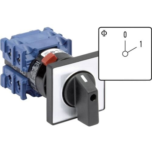 Kraus & Naimer CH10.A202.FT2 Lastscheidingsschakelaar 20 A 1 x 60 ° Grijs, Zwart 1 stuk(s)