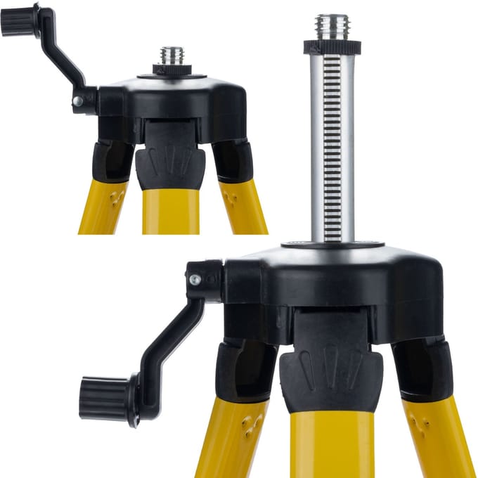Rosfix Statief 43–120 Cm - Verstelbaar met Libel - 5/8" Draad - Lichtgewicht met Tas