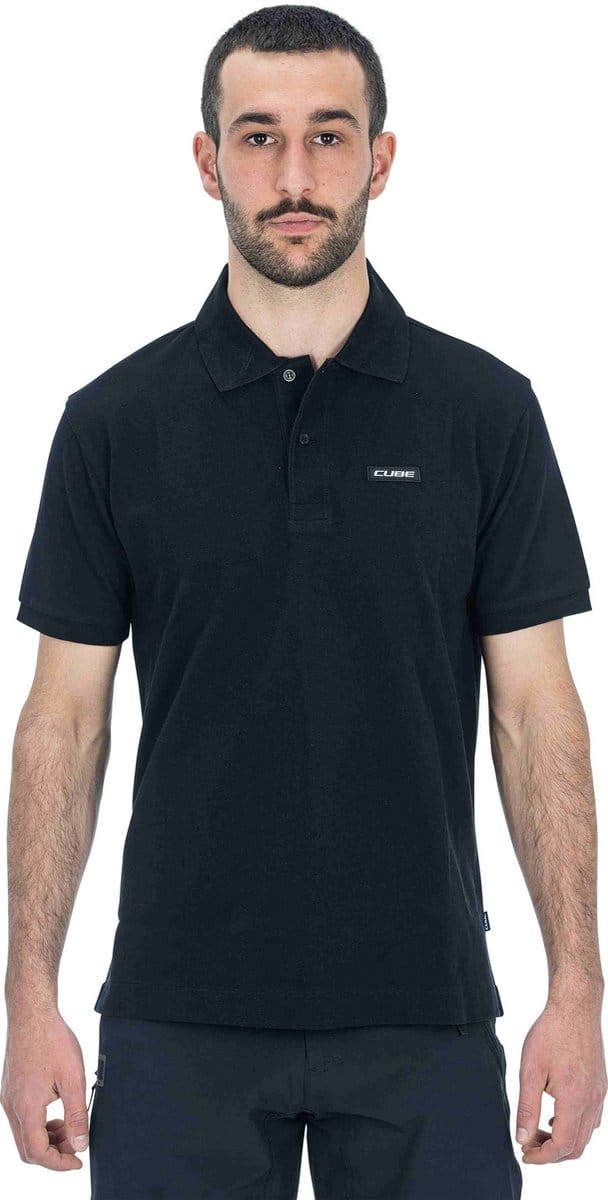 CUBE Organisch Polo Fietsshirt BLACK M