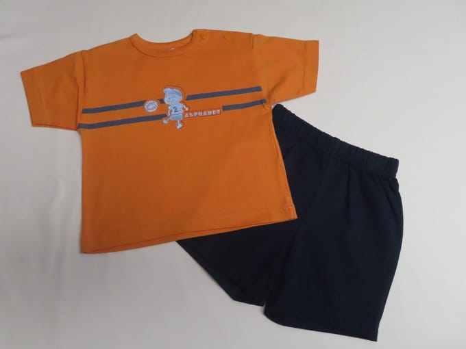 Ensemble - Jongens - Oranje , marine - 6 maand 68