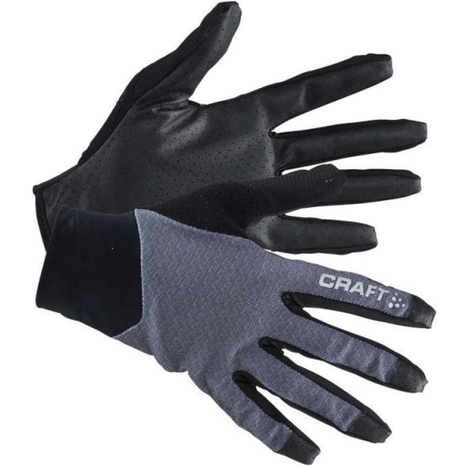 Craft Route Fiets Handschoen - Maat M - Zwart/Melange Sale