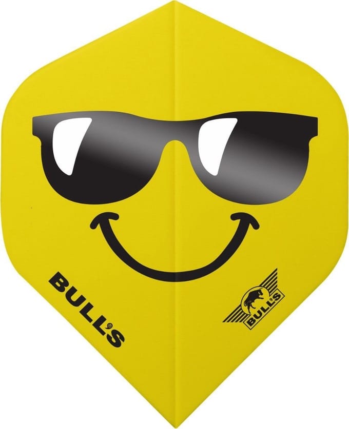 Bull's Smiley 100 Sunglasses Std. - Dart Flights
