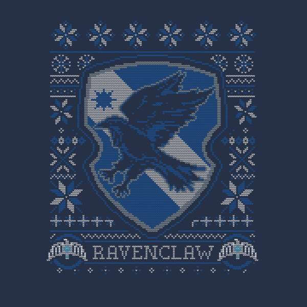 Harry Potter Ravenclaw Crest kerst t-shirt - Navy - L