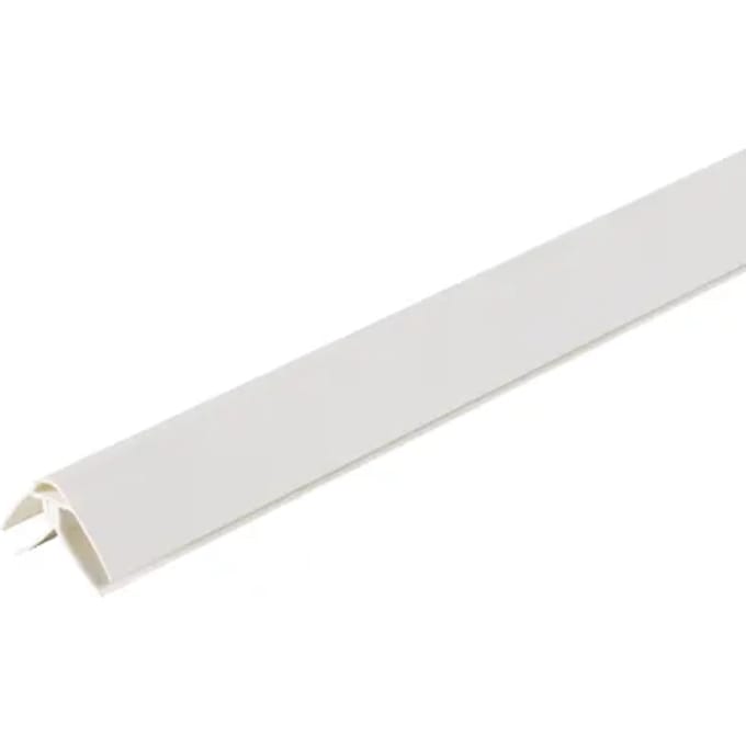 Dumaplast Hoekprofiel - Pvc Wit - 30x30x3mm 2,6m