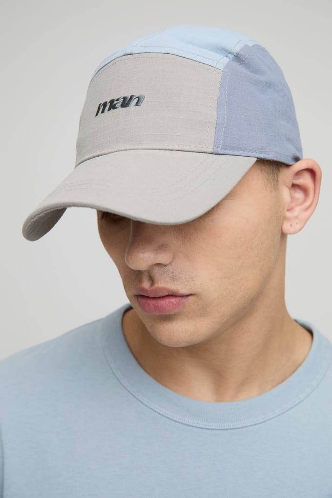 Men's Lichtgewicht Nylon Paneelpet | Grey