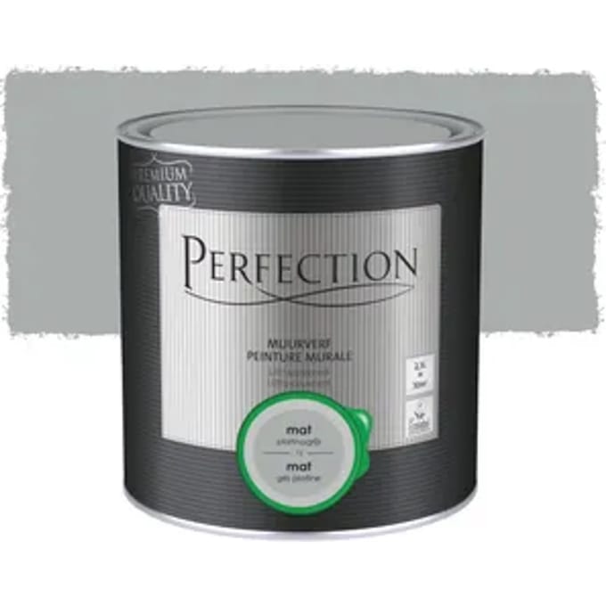 Perfection Ultradekkend Muurverf - Mat - Platinagrijs - 2,5l