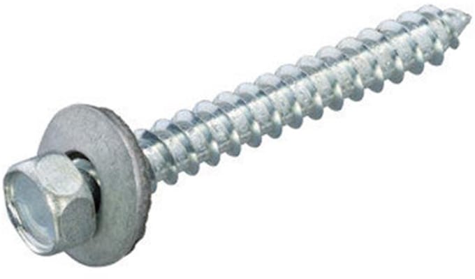 Dak & Gevel - Montageschroef voor hout - 6,5 x 38mm - Verzinkt - Voldraad (100 stuks)