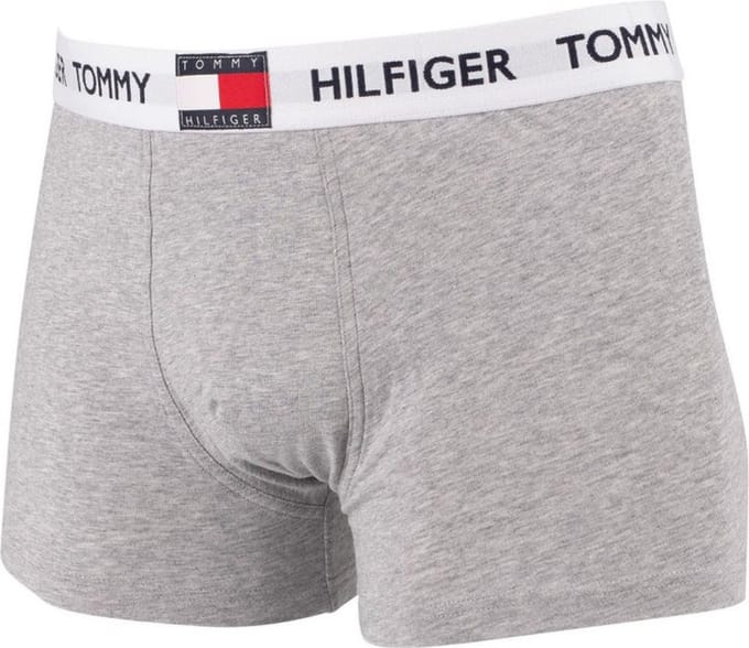 Tommy Hilfiger Tommy 85 trunk (1-pack) - heren boxer normale lengte - grijs melange