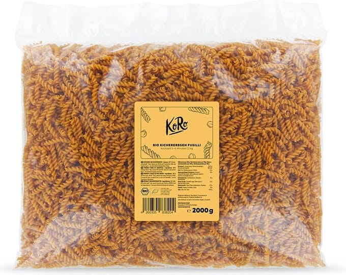 KoRo | Bio fusilli van kikkererwten 2 kg