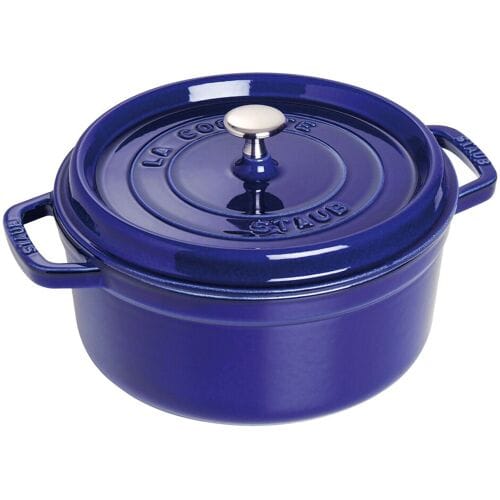 STAUB LA COCOTTE - Kookpot - Ø 220mm - Gietijzer - Donkerblauw
