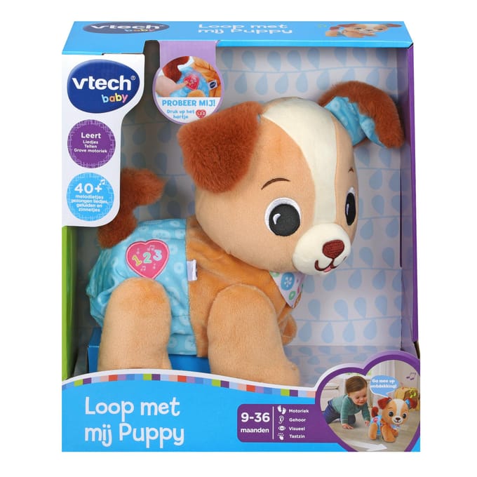 VTech interactieve puppy speelgoed - Loop Met Mij Puppy.