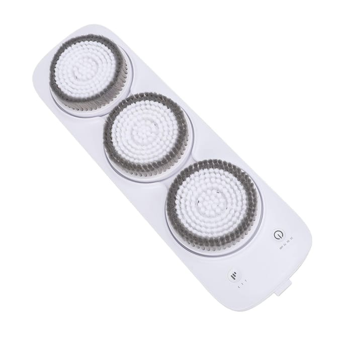 Aan de muur gemonteerde rugscrubber IPX7 waterbestendig elektrische doucheborstel badmachine voor badkamer US Plug white