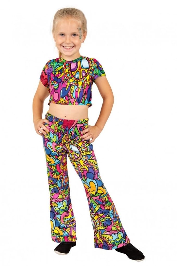 Flared Broek Colorful Dream Kind - Maat 128