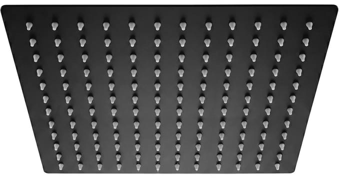 Rea - Vierkante Regendouchekop Js-p015b 30cm Black - 30 x 30 x 0,2 cm