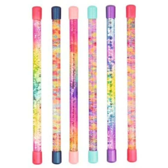 Toverstaf glitterconfetti 30 cm, assorti