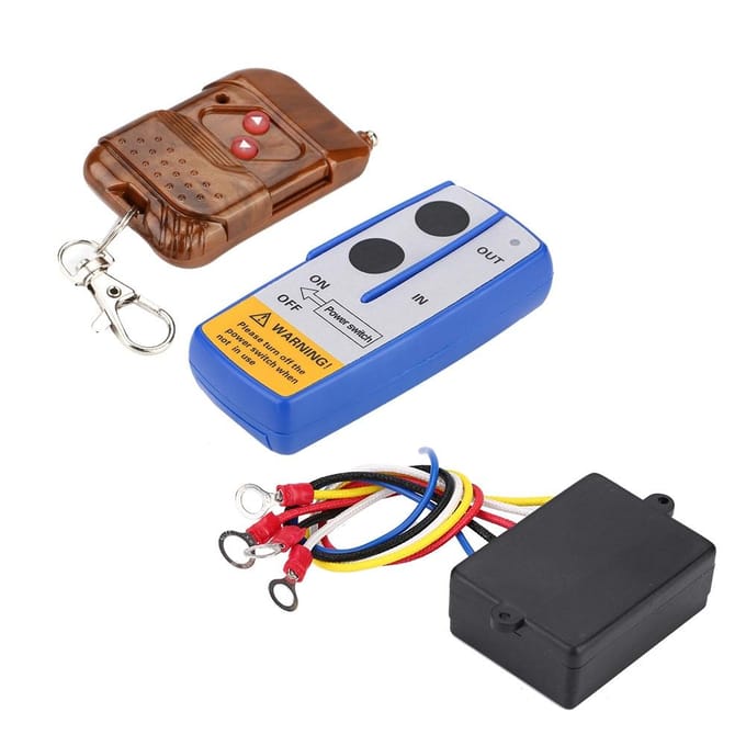 Kit de télécommande sans fil universel 12V 50ft pour treuil pour voiture camion