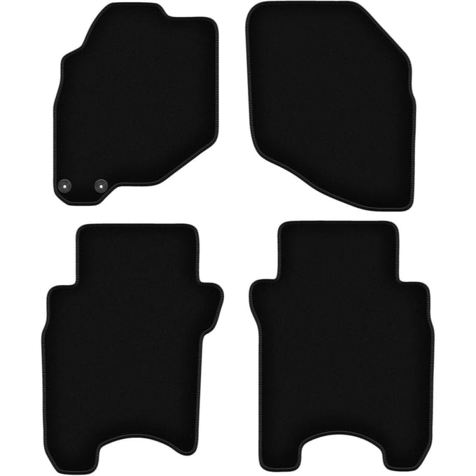 BASIC zwarte veloursmatten voor: Honda Jazz II hatchback (2002-2007)