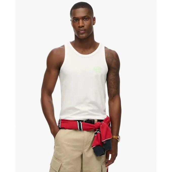 Superdry Contrast Tanktop Heren - Maat XXL