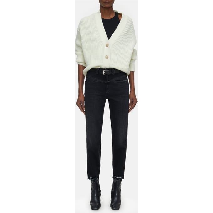 Closed Pedal Pusher Jeans Dark Grey Größe: W26L34 | Straight Jeans Outlet | Damen | Grau