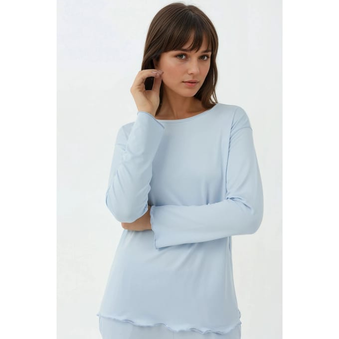Gezellig Relaxed Fit Lange Mouwen Pyjama Set