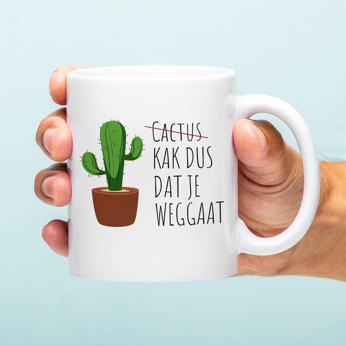 Ditverzinjeniet.nl Mok Cactus (kak dus) dat je weggaat