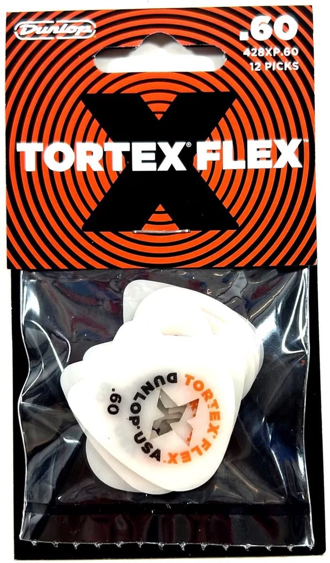 Jim Dunlop Tortex Flex - Plectrums - X Standard - 0,60 mm - Player's Pack 12 Stuks