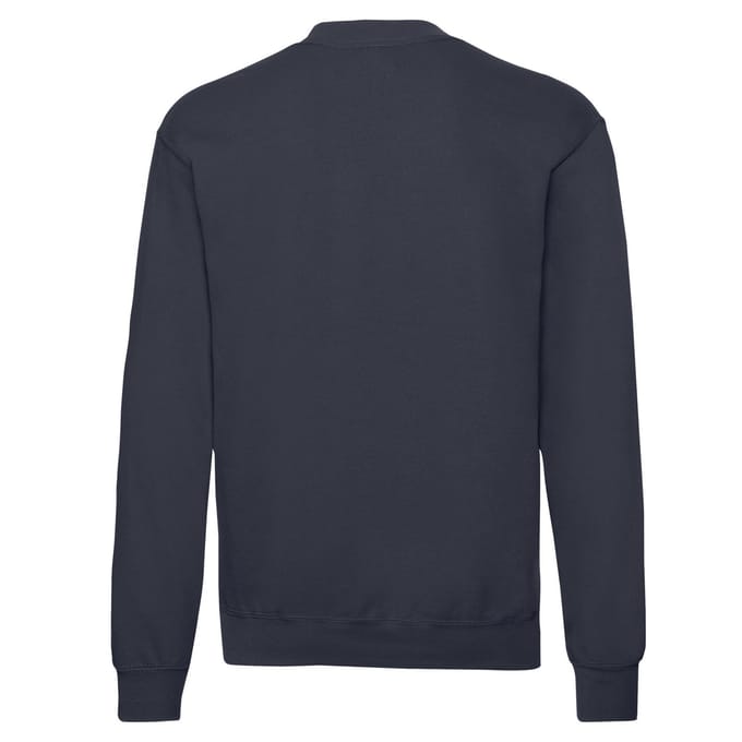 Fruit of the Loom Heren Klassiek Ingelegd Sweatshirt (Deep Navy)