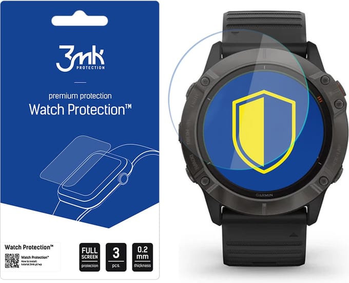 3mk Garmin Fenix 6X Pro - Watch Protection v. FlexibleGlass Lite